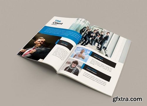 Mblandang - A4 Annual Report Brochure Template