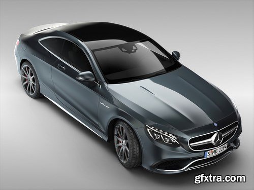 Mercedes Benz S63 AMG Coupe 2015 3D Model