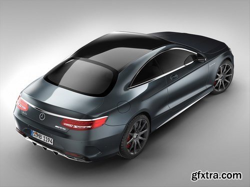 Mercedes Benz S63 AMG Coupe 2015 3D Model