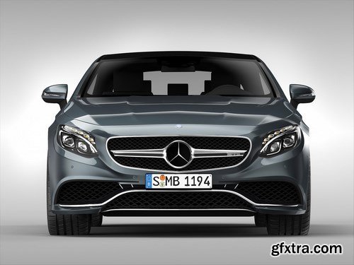 Mercedes Benz S63 AMG Coupe 2015 3D Model