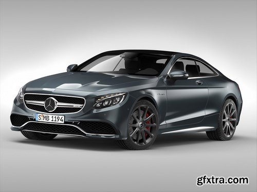 Mercedes Benz S63 AMG Coupe 2015 3D Model