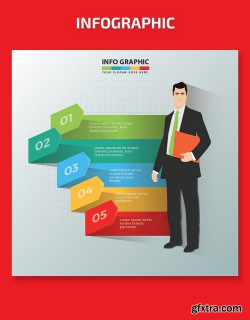 Businessman infographic Design