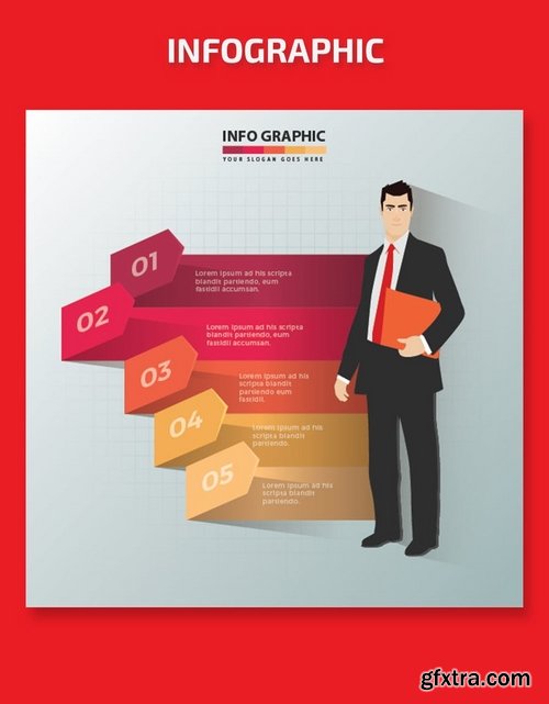 Businessman infographic Design