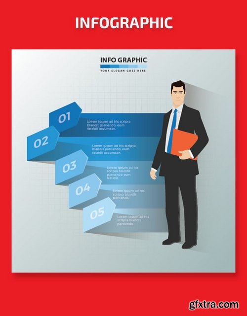 Businessman infographic Design