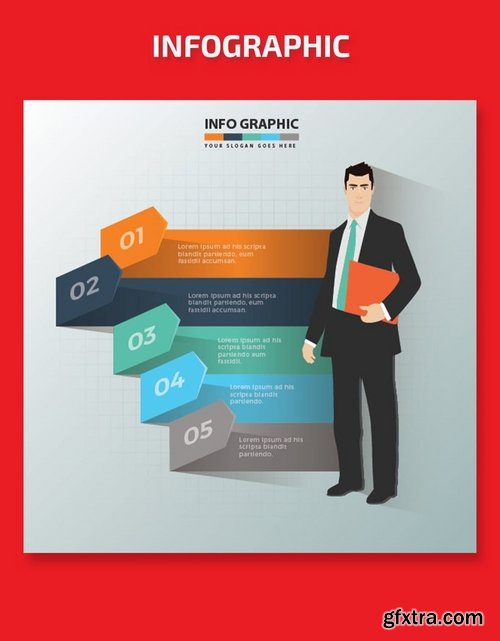 Businessman infographic Design