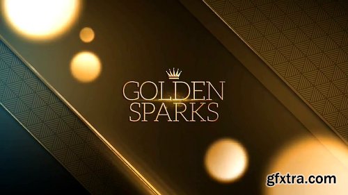 Videohive Golden Sparks 7940099