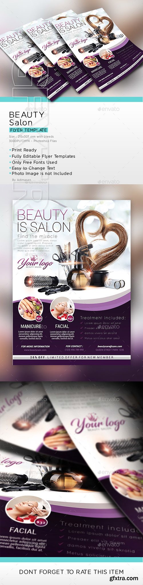 GraphicRiver - Beauty Salon Flyer 22609300