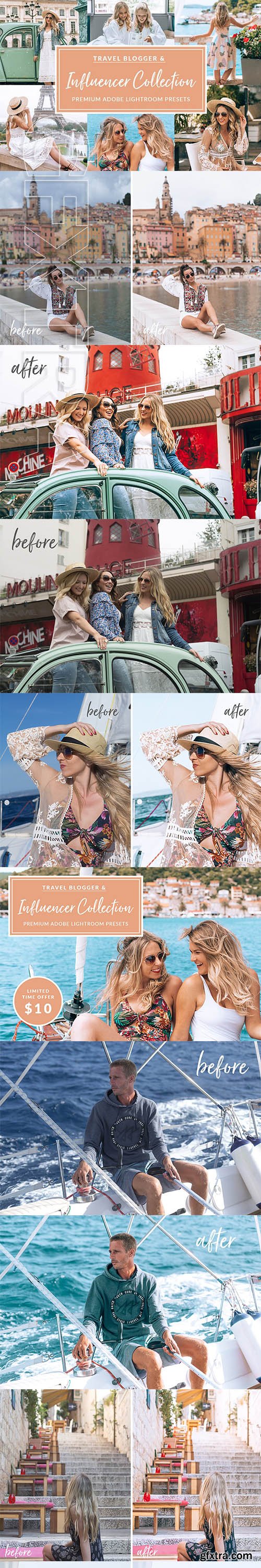 CreativeMarket - The Travel Influencer Lightroom Pack 2881213