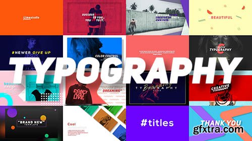 Typography - Premiere Pro Templates 125784