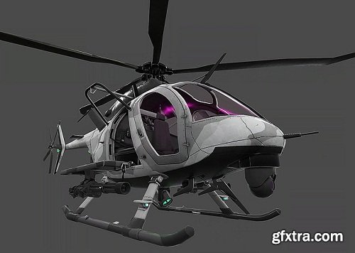 Recon Heli 3D Model