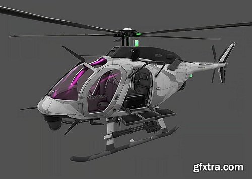 Recon Heli 3D Model