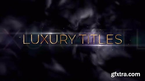 Golden Luxury Titles - After Effects 116934