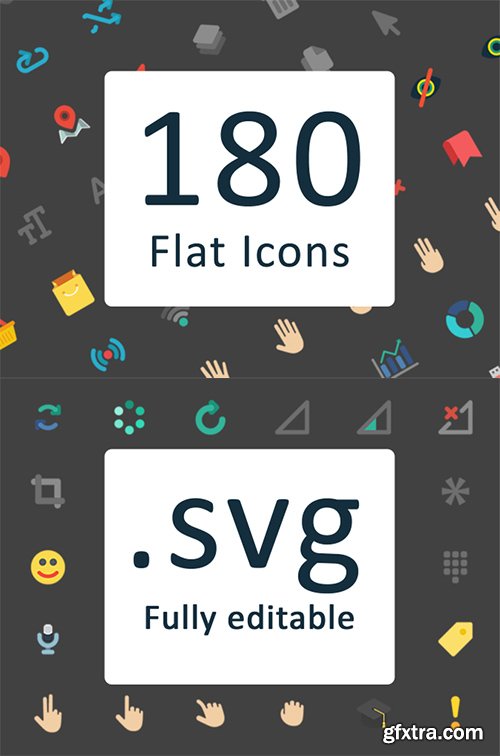 Custom Flat icons