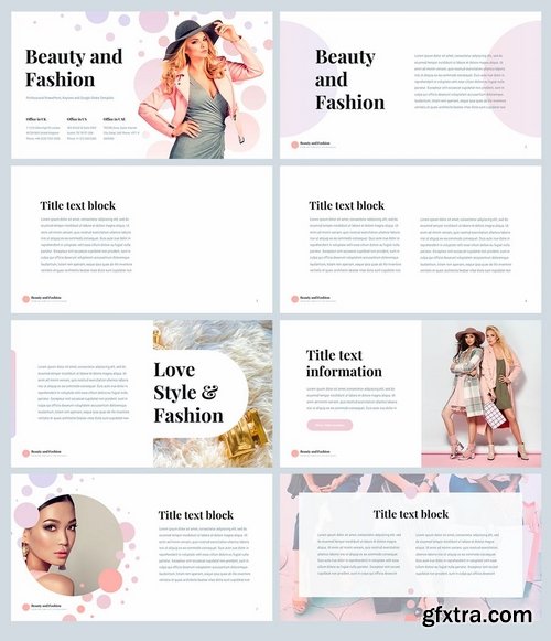 Beauty and Fashion PowerPoint Keynote and Google Slides Templates