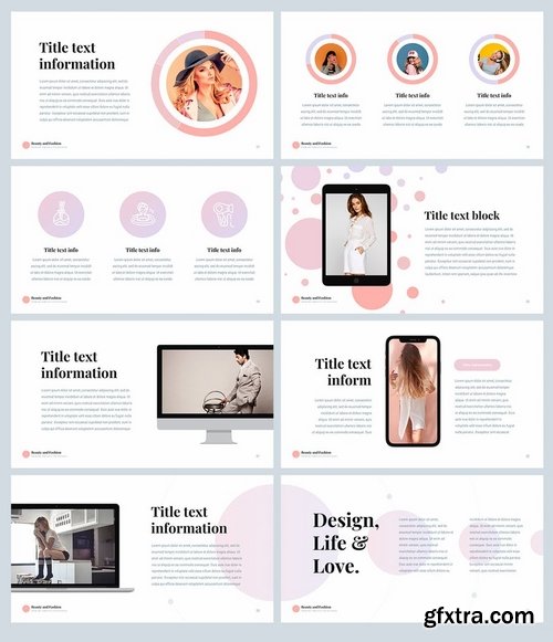 Beauty and Fashion PowerPoint Keynote and Google Slides Templates