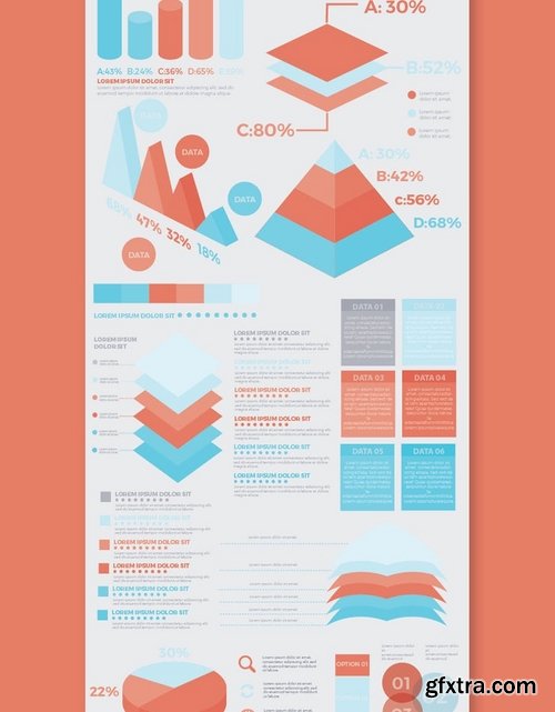 Infographic flat elements design