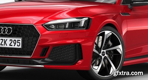 Audi RS5 Coupe 2018 3D Model