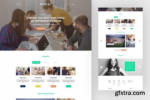 Maatdop – Minimal Design Website PSD Template