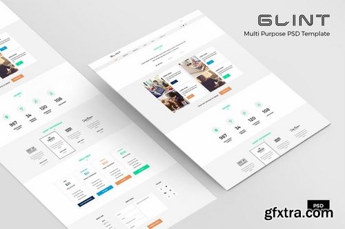 Glint – Business Website PSD Template