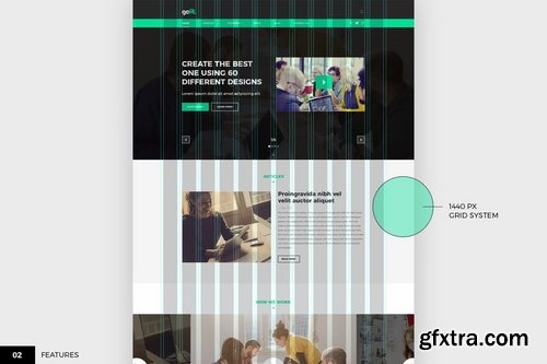 Gefit – Personal Blog PSD Web Template