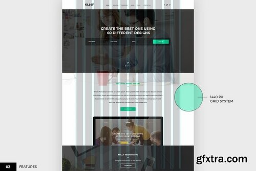 Kloof – Single Page PSD Template