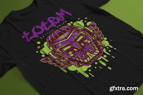 Totem T-Shirt Design Template