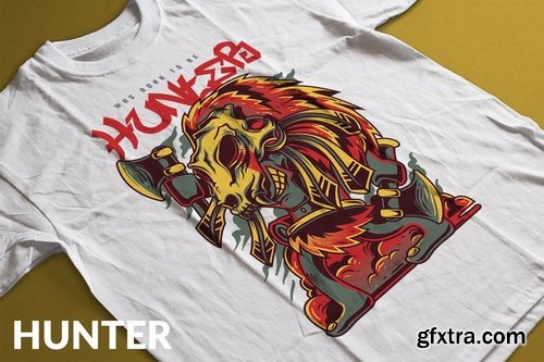 Hunter T-Shirt Design Template