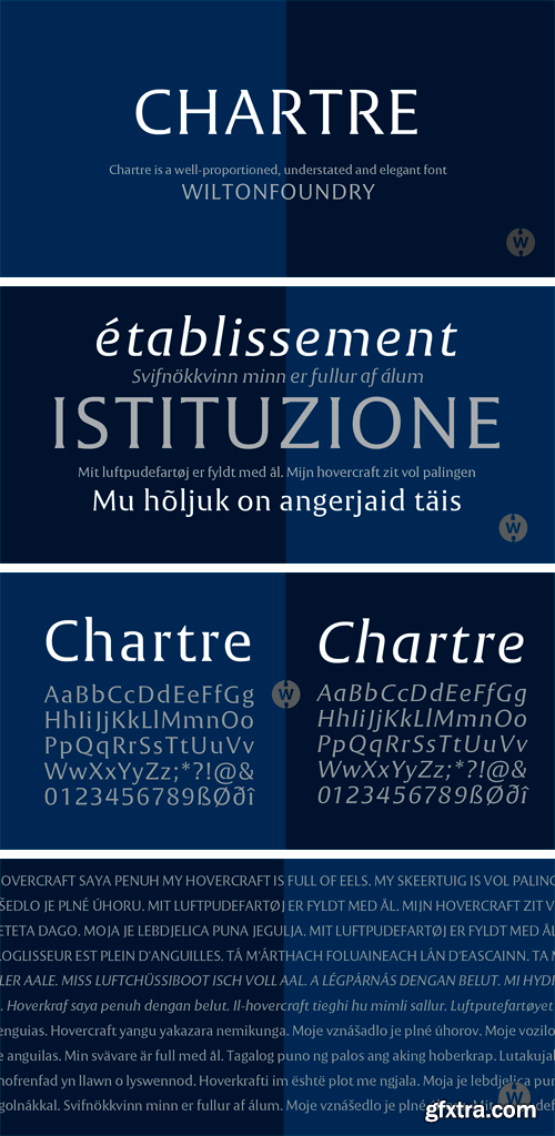 Chartre Font Family