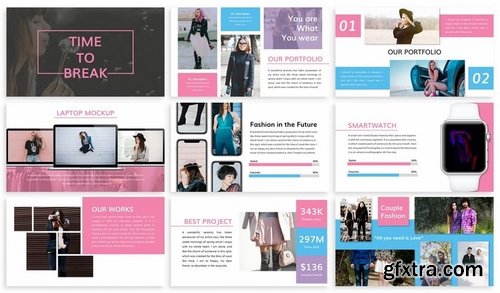 Vibes - Creative Fashion Keynote Template