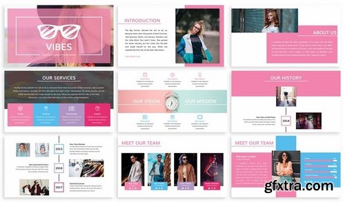 Vibes - Creative Fashion Keynote Template