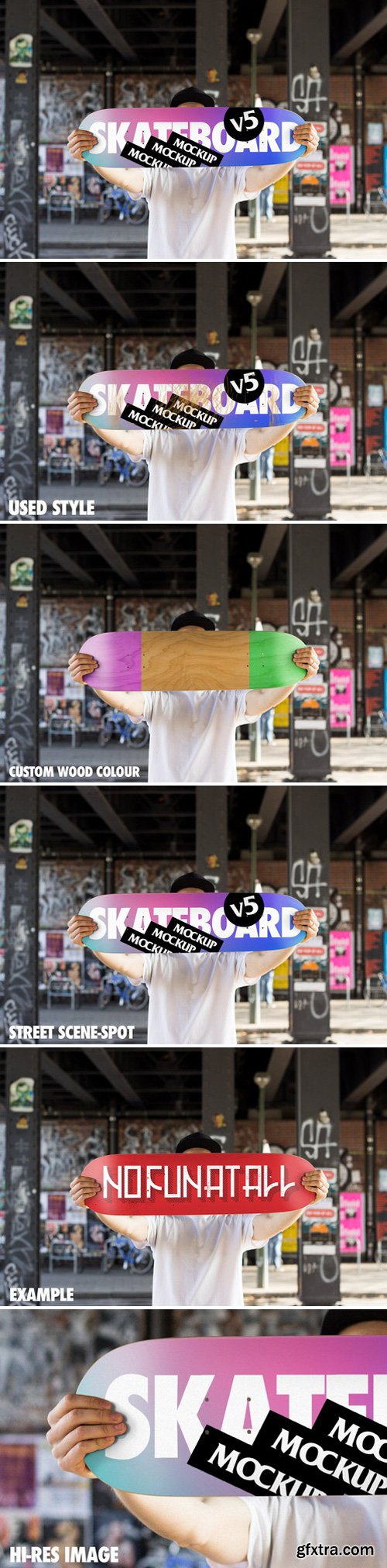 CM - Skateboard Mockup V5 - PSD 2568575