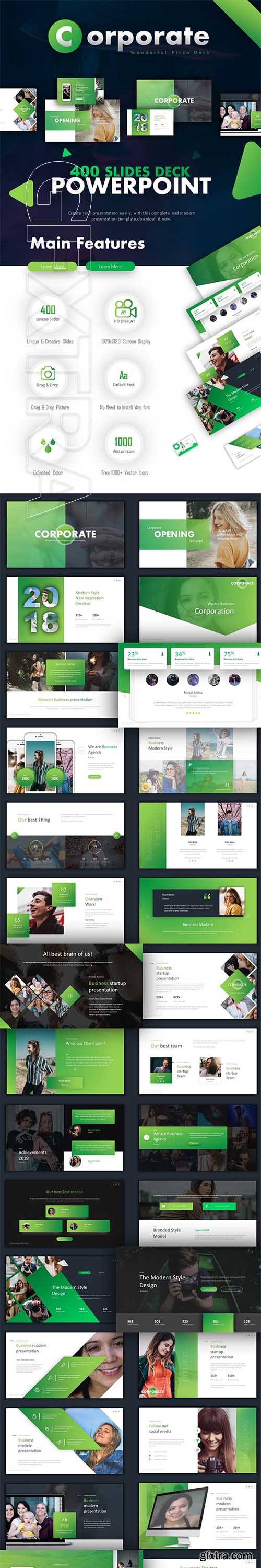 GraphicRiver - Corporate Pitch Deck Powerpoint 22621458