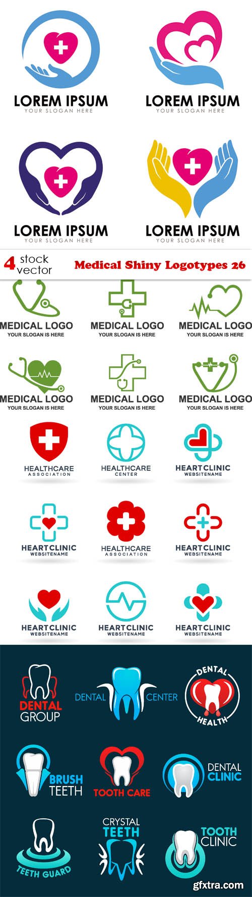 Vectors - Medical Shiny Logotypes 26