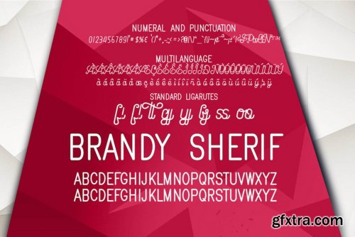 Fontbundles Brandy Monoline Duo Font