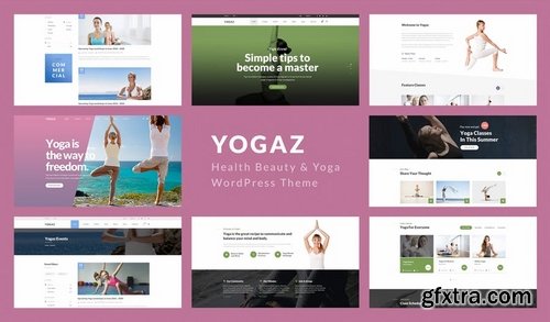 Yogaz - Healthy Beauty & Yoga PSD Template