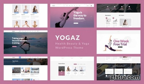 Yogaz - Healthy Beauty & Yoga PSD Template