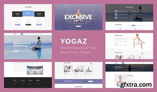 Yogaz - Healthy Beauty & Yoga PSD Template