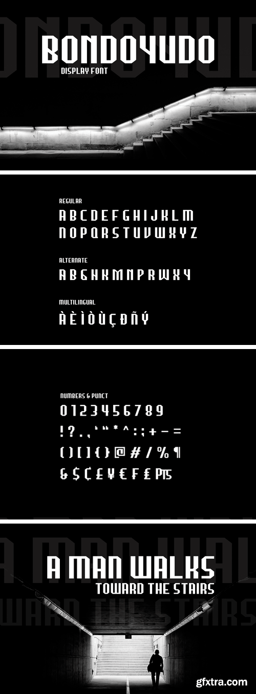 Bondoyudo Display Font