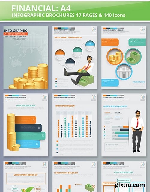 Finance Infographics 17 Pages Design