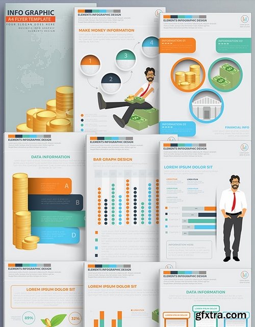 Finance Infographics 17 Pages Design