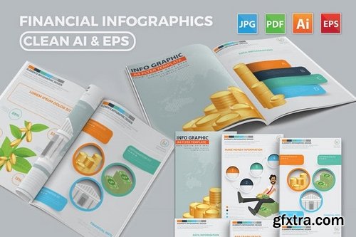 Finance Infographics 17 Pages Design