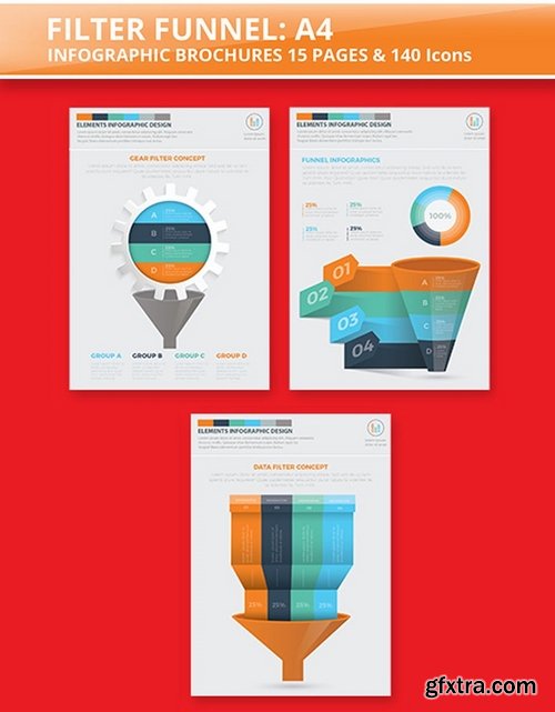 Filter Funnel 15 Infographics Design