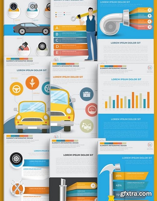 Car Service Infographics Design