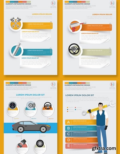 Car Service Infographics Design