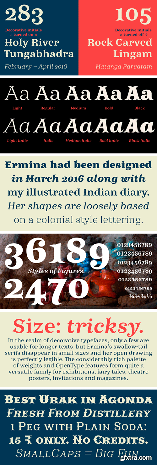 Ermina Font Family