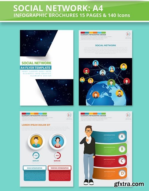 Social Network Infographics Design