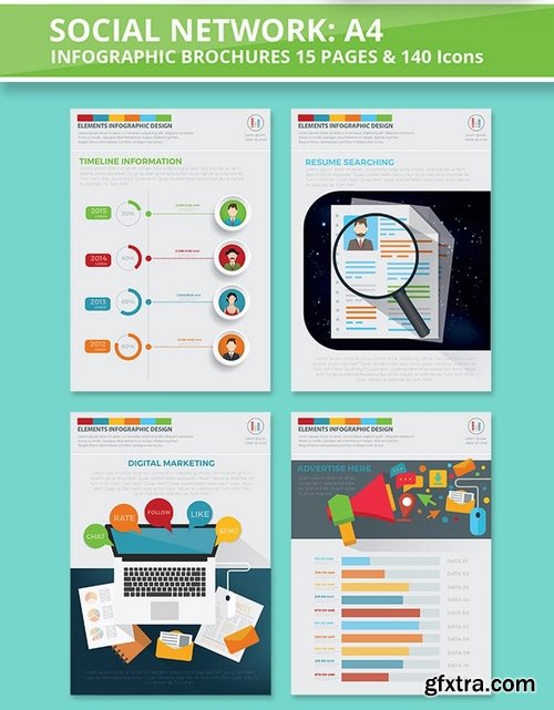 Social Network Infographics Design