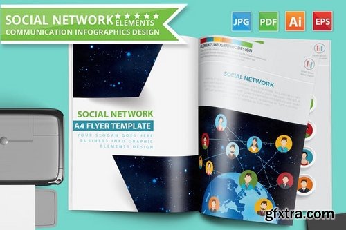 Social Network Infographics Design