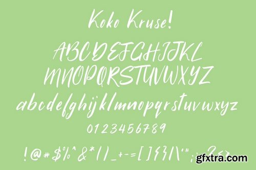 CreativeMarket Koko Kruse | Hand Written Font 1656942