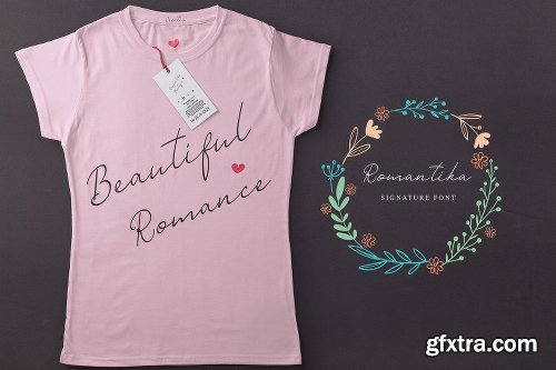 CreativeMarket Romantika Font 2386379